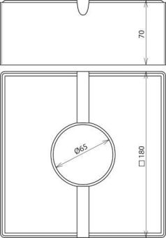 Dehn 253301    BES 4.6KG SB10 180X180X70 