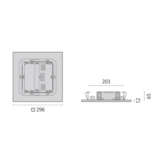 PIL LED-Einbauleuchte      8300591236400 