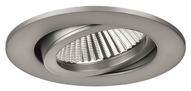 BRUM Einbaustrahler rund 6W nickel  BB03 