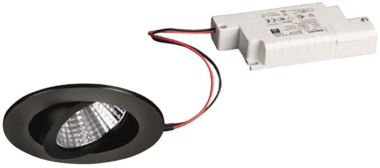 BRUM LED-Einbaustra. IP65 schwarz DAMITA 