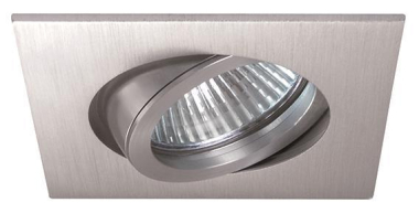 BRUM Einbaustrahler eckig 6W nickel BB05 
