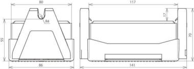 DEHN Dachleitungshalter Typ FB2   253060 