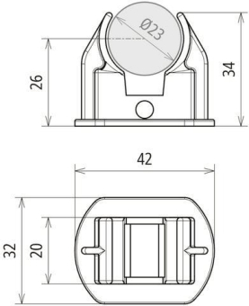 DEHN Adapter D 23mm f. HVI-       253027 
