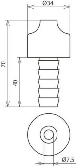 DEHN Dachdurchführung             552010 