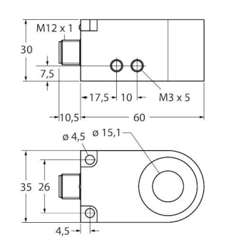 TURCK Induktiver   BI15R-W30-DAP6X-H1141 