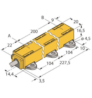 Turck Induktiver   LI200P1-Q17LM1-LIU5X2 