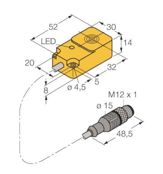 Turck Schreib-/      TN-Q14-0.15-RS4.47T 
