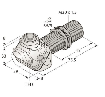 TURCK Induktiver       BI10-EM30WDTC-Y1X 