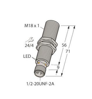 Turck Induktiver  BI5U-G18-ADZ30X2-B3331 