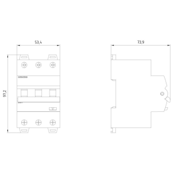 Siemens FI/LS 3P C16 6KA   5SU1336-7FP16 