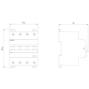 Siemens FI/LS 4P B16 6KA   5SU1346-6FP16 