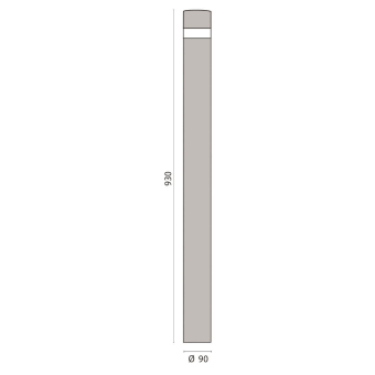 PIL KHA SLIM LED 93/AL 10W 3K- 06083381 
