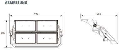 LeuchTek FLF-2000W-PW LED HL-     131132 