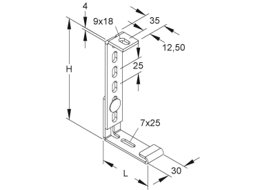 NIED Standardhalter            GRSH 30 F 