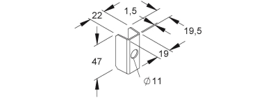 NIED Distanzstück             TKSD 20 E3 