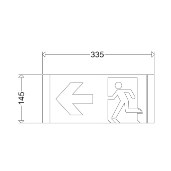 SCHUC Piktogramm sebstklebend   121/33 W 
