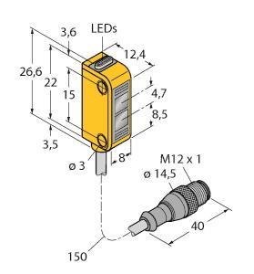 Turck Opto Sensor,               Q126EQ5 