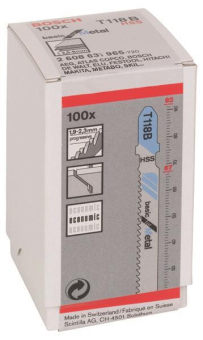 Bosch 100Stichsägeblatt T118B 2608631965 