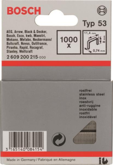 Bosch Feindrahtklammer Typ 53 2609200215 