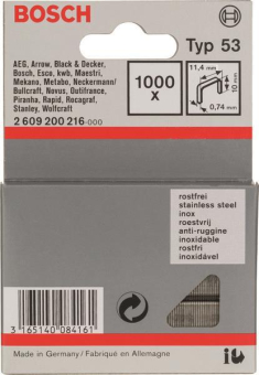 Bosch Feindrahtklammer Typ 53 2609200216 