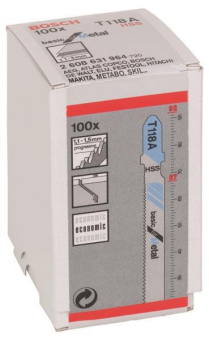 Bosch 100Stichsägeblatt T118A 2608631964 