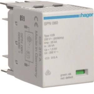 Hager Steckmodul 1polig Typ 1     SPN080 