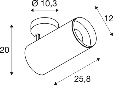 SLV NUMINOS  SPOT DALI XL        1005757 