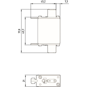 Siemens 3NA38328 NH000 125A GG 400V 