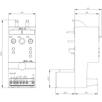 Siemens 3RF29500HA16 Leistungsregler 