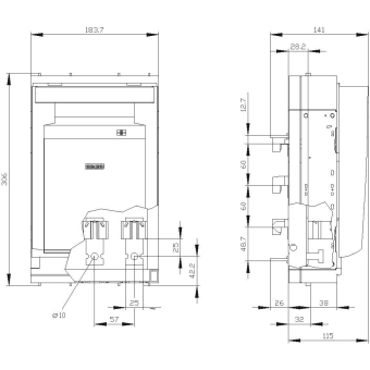 Siemens 3NP11431BC10 Lasttrennschalter 