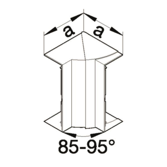 Hager Inneneck einstellb. BR652104DH9016 