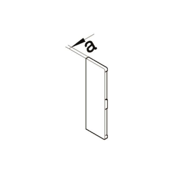 Hager Endstück kaschierend BR652106D9016 