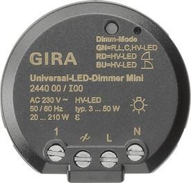 GIRA 244000 S3000 Uni-LED-Dimmer Mini 