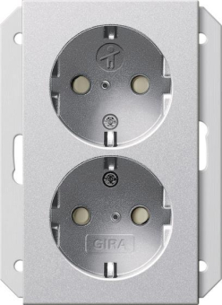 GIRA 273526 SCHUKO-Doppelsteckdose SH 