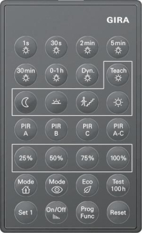 GIRA 238200 IR-Fernbedienung PIR 1 