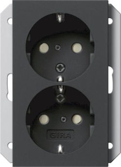 GIRA 2735005 SCHUKO-Doppelsteckdose SH 