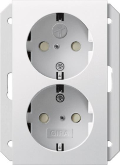 GIRA 273527 SCHUKO-Doppelsteckdose SH 