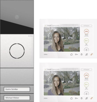 GIRA 2432920 Zweifamilienhaus-Paket 