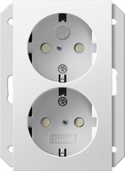 GIRA 273503 SCHUKO-Doppelsteckdose SH 