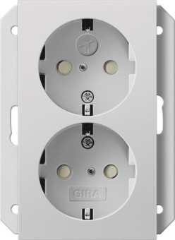 GIRA 2731015 SCHUKO-Doppelsteckdose SH 