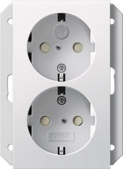 GIRA 273103 SCHUKO-Doppelsteckdose SH 