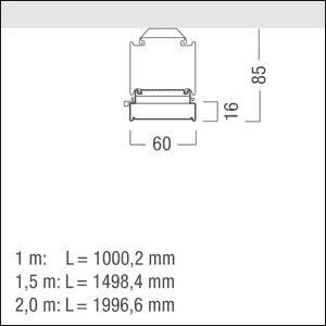 Zumtobel TECTON MIREL LED2700-  42185314 