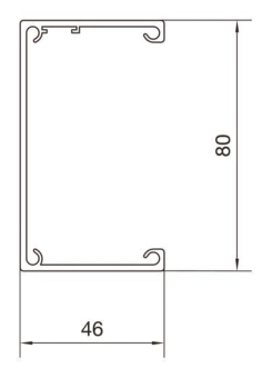 Hager Deckenanschlussbahn  DABA500801ELN 