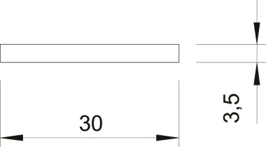 OBO 5052 V2A 30X3.5 Bandstahl 50m Ring 
