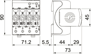 OBO V20-LCF-3+1-280 SurgeController V20 