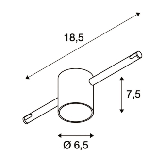 SLV COMET Seilleuchte f.TENSEO NV 139121 