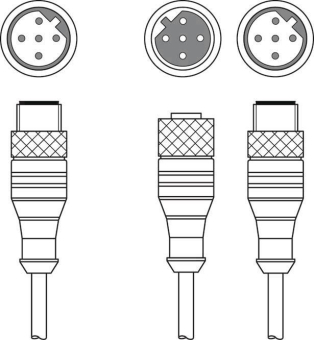 Leuze K-YPB M12A-  K-YPB M12A-M12A-S-PUR 