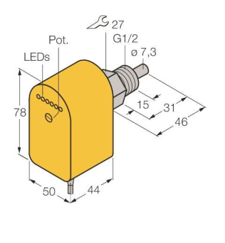 TURCK FCS-        FCS-G1/2A4P-VRX/230VAC 