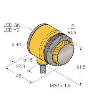 TURCK Optoelektronischer Sensor  T30SP6R 