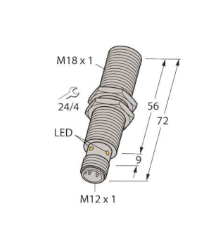 TURCK Induktiver     Bi8-M18E-VP6X-H1141 
